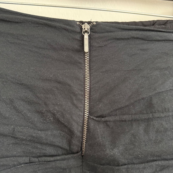 Nicole Miller Womens Black Ruched Pencil Skirt 4 - Picture 7 of 10